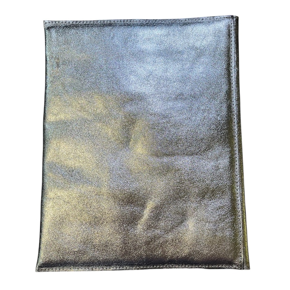 ASOS Silver + Gold Metalic Envelope iPad  Tablet Kindle Pouch Bag - New  - - Picture 3 of 7